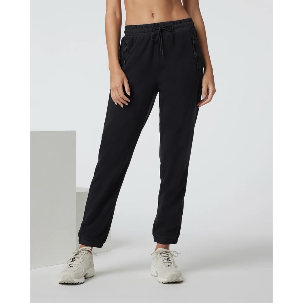 NWT Vuori Aspen Polartec Fleece Joggers #VW4114 Black Sz XS